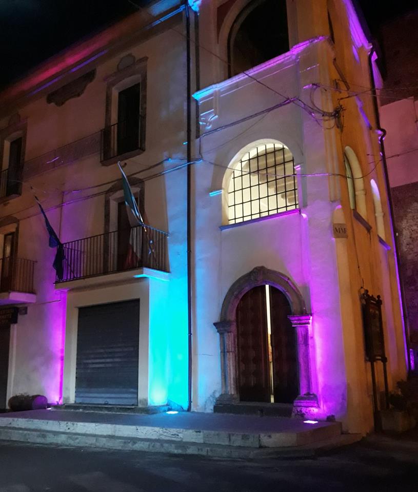Palazzo Cavalcanti illuminato